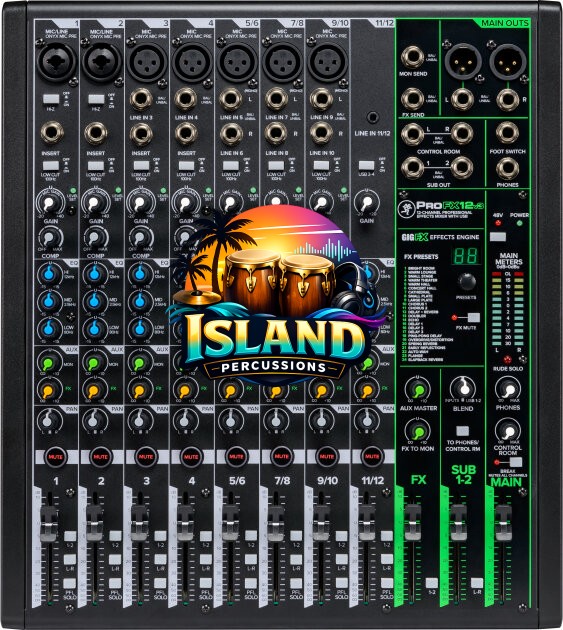 Mackie ProFX12v3 Professional USB Mixer, 12-Channel