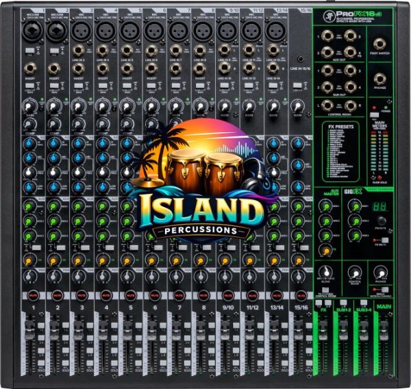 Mackie ProFX16v3 Professional USB Mixer, 16-Channel