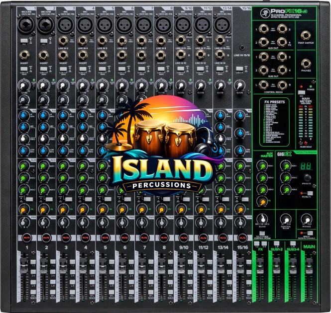 Mackie ProFX16v3 Professional USB Mixer, 16-Channel