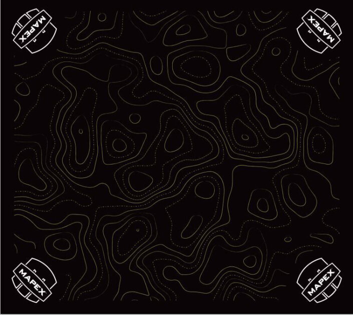Mapex Classic Logo Contour Design Drum Rug