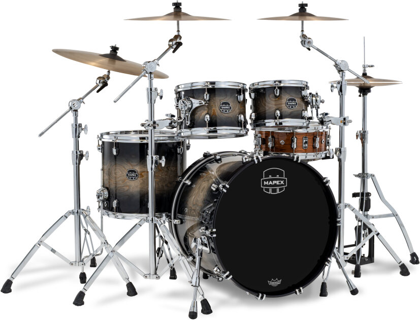 Mapex SR529XUZ Saturn VI Rock Drum Shell Kit, 4-Piece