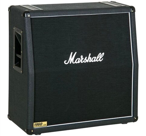Marshall JCM1960A Angled Guitar Speaker Cabinet, 300 Watts, 4x12"