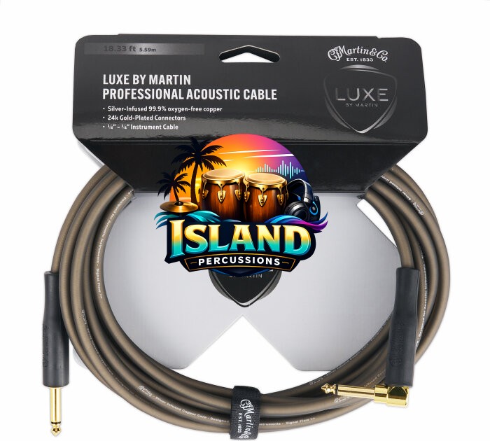Martin 18A0138 Luxe Acoustic Guitar Cable