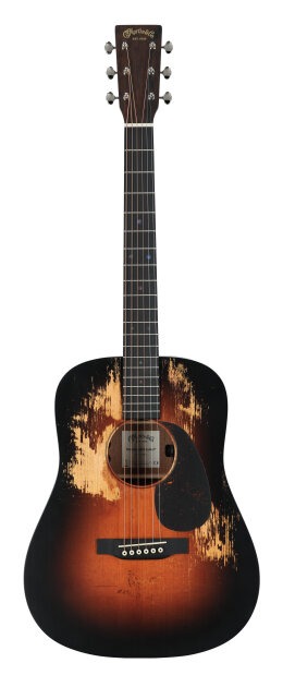 Martin D Junior E StreetLegend Burst Acoustic Guitar (with Soft Case)