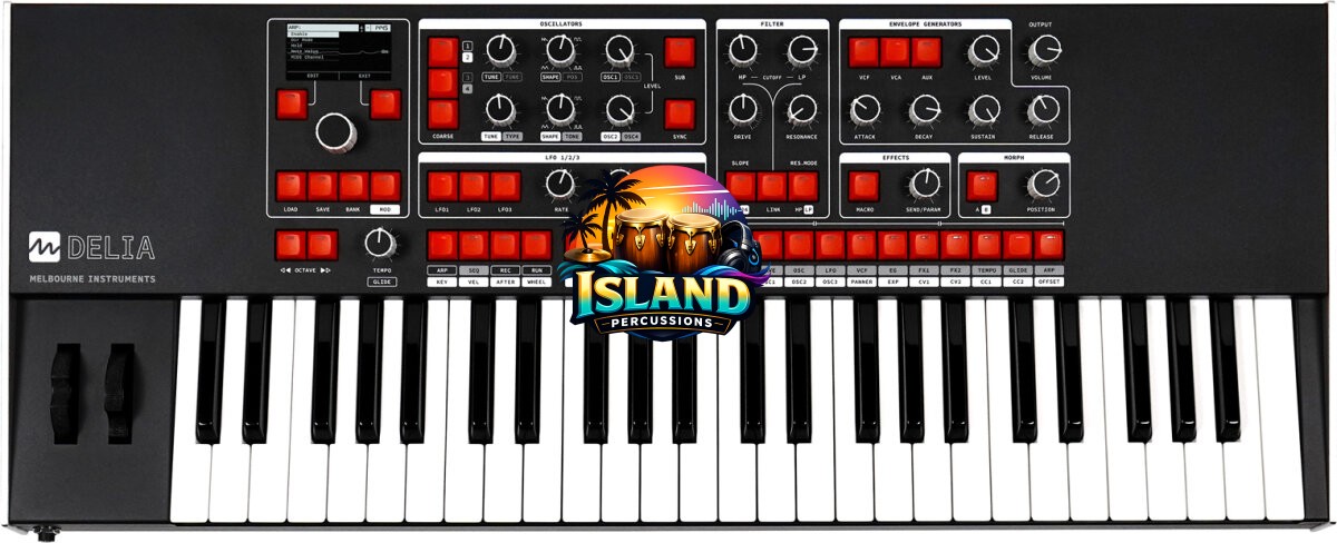 Melbourne Instruments Delia Synthesizer Keyboard