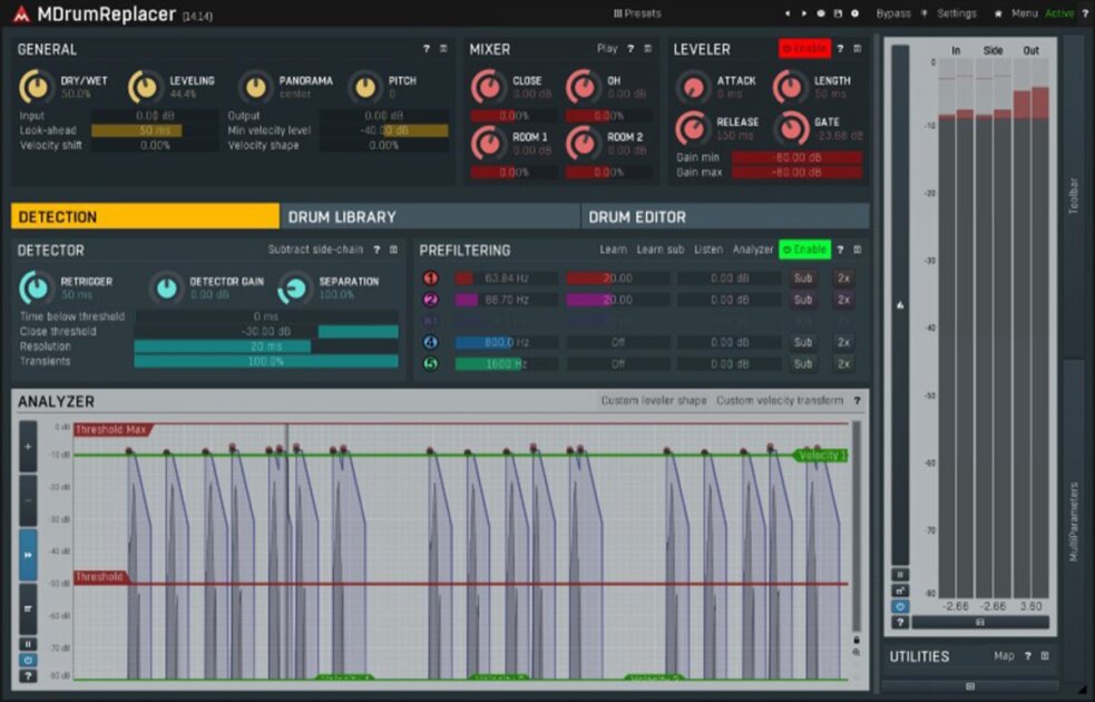 MeldaProduction MDrumReplacer Plug-in Software