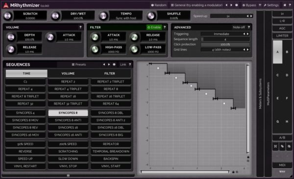 MeldaProduction MRhythmizer Plug-in Software