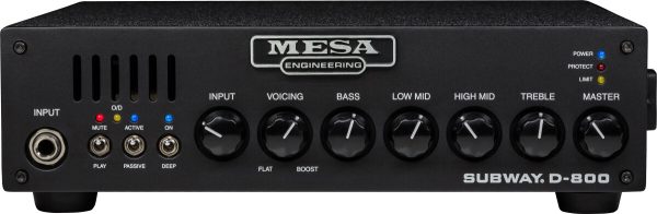Mesa/Boogie Subway D-800 Bass Guitar Amplifier Head (800 Watts)