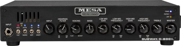 Mesa/Boogie Subway D-800 Plus Bass Guitar Amplifier Head (800 Watts)