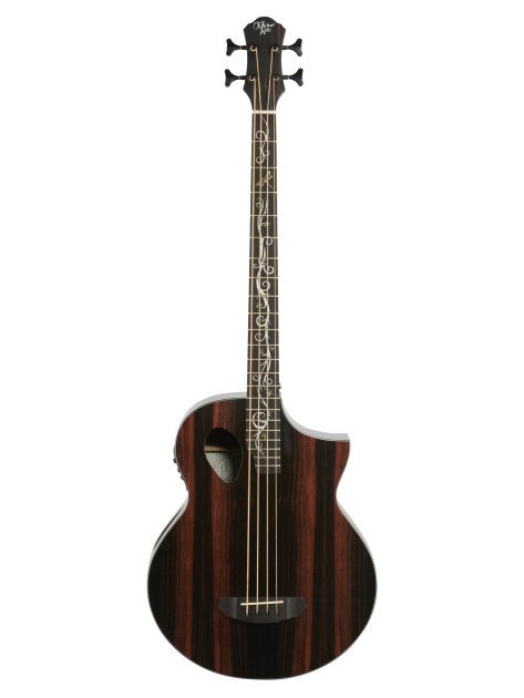 Michael Kelly Dragonfly 4 Port Acoustic-Electric Bass Guitar, Ovangkol Fingerboard