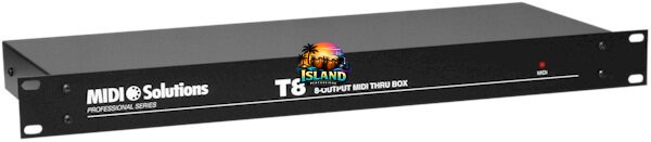MIDI Solutions T8 8-Output Active MIDI Thru Box