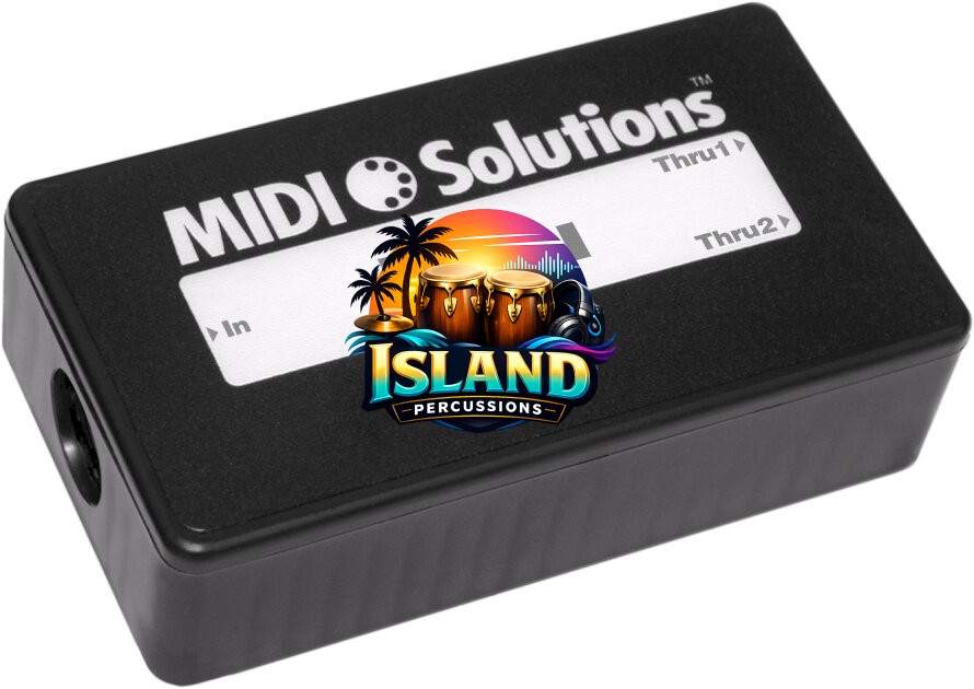 MIDI Solutions Thru 2-Output Active MIDI Thru Box
