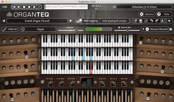 Modartt Organteq Organ Plug-in Software