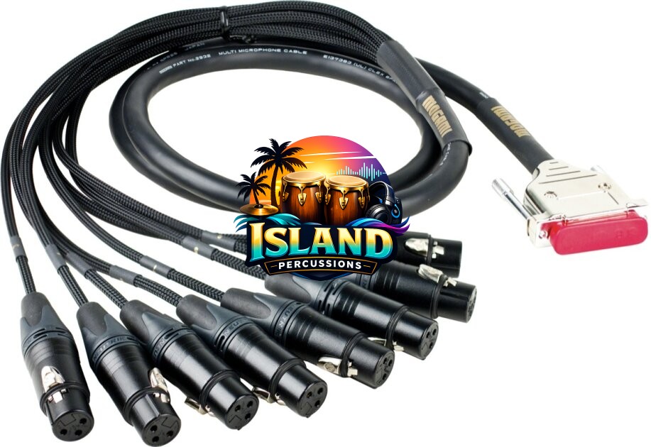 Mogami Gold DB25 to XLR-F 8-Channel Audio Snake