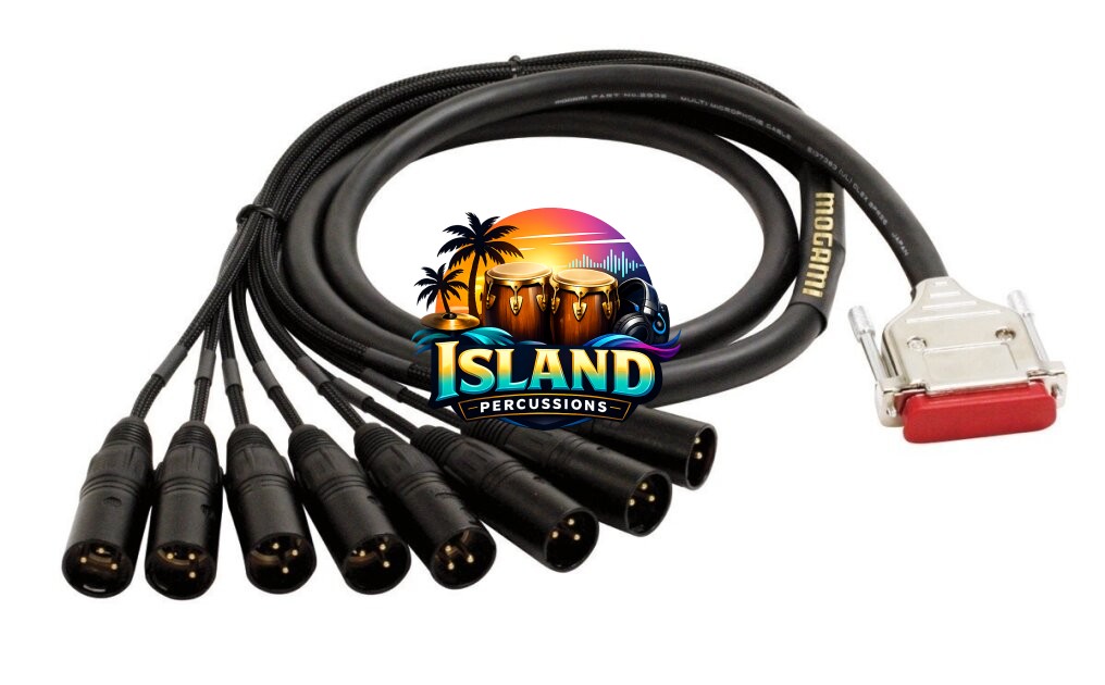 Mogami Gold DB25 to XLR-M 8-Channel Audio Snake