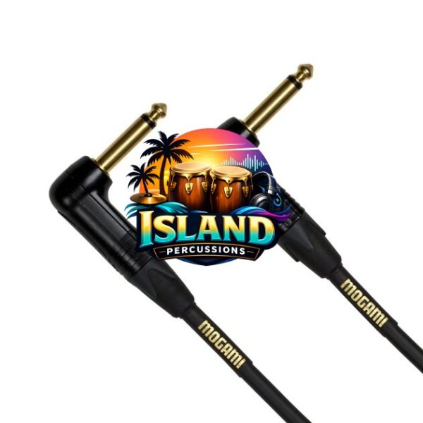 Mogami Gold Guitar/Instrument RR Cable with Right Angle Plugs