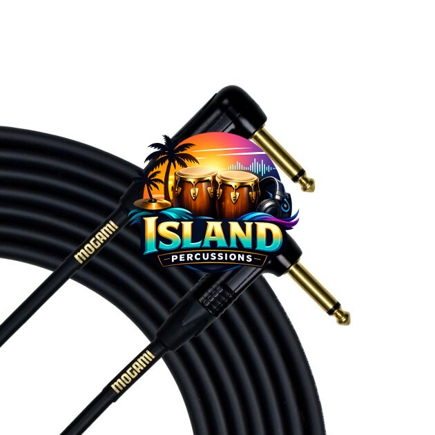 Mogami Gold Instrument Cable with Right Angle Ends