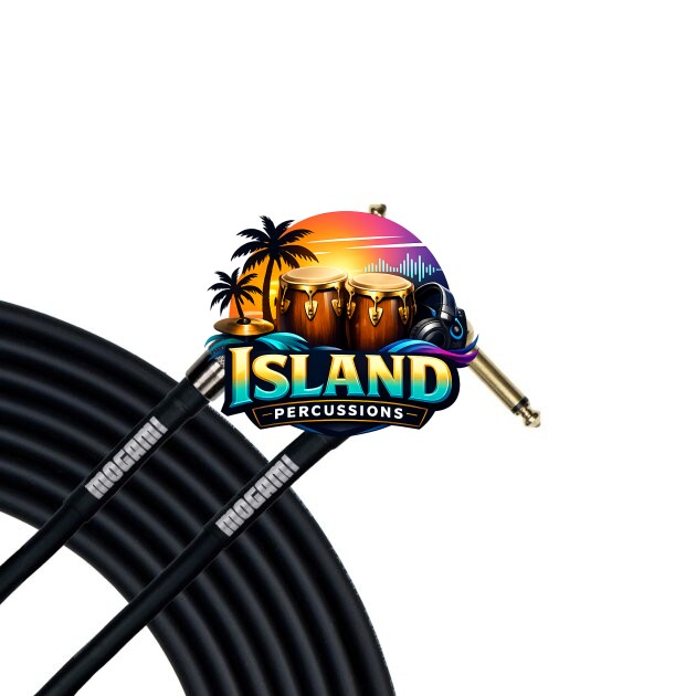 Mogami Platinum Guitar/Instrument Cable with One Right Angle End
