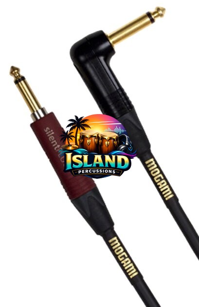 Mogami S Gold Silent Instrument Cable (Straight to Right Angle)
