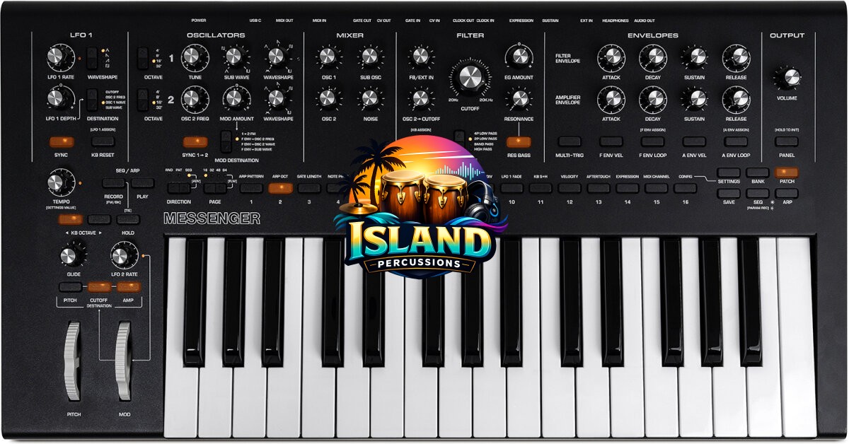 Moog Messenger Monophonic Analog Synthesizer, 32-Key