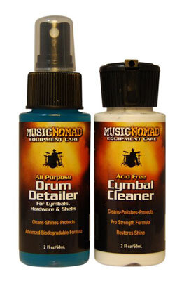 Music Nomad Drum Detailer and Cymbal Cleaner Pack