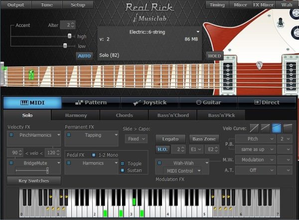 Musiclab RealRick Guitar Plug-in Software