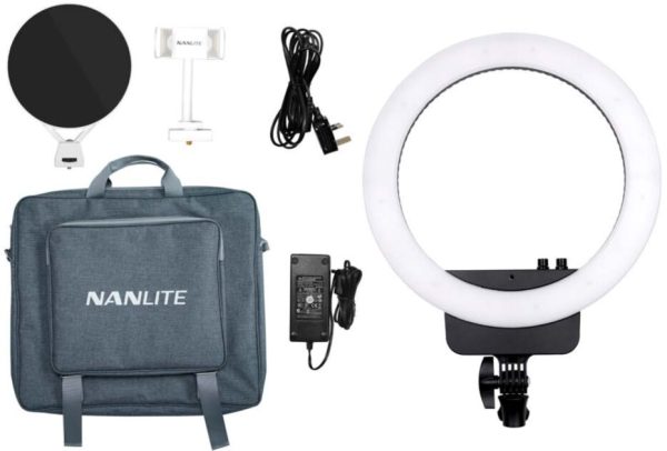 NanLite Halo 10B Bicolor USB-Powered Ring Light