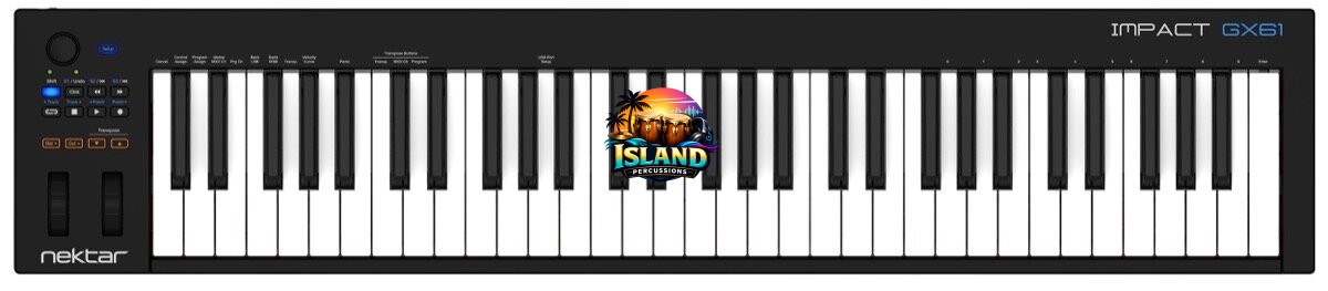 Nektar Impact GX61 USB MIDI Keyboard Controller, 61-Key