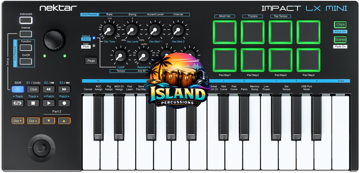 Nektar Impact LX Mini USB MIDI Keyboard Controller