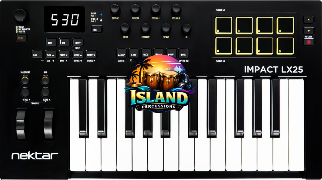 Nektar Impact LX25 MK3 USB MIDI Keyboard, 25-Key