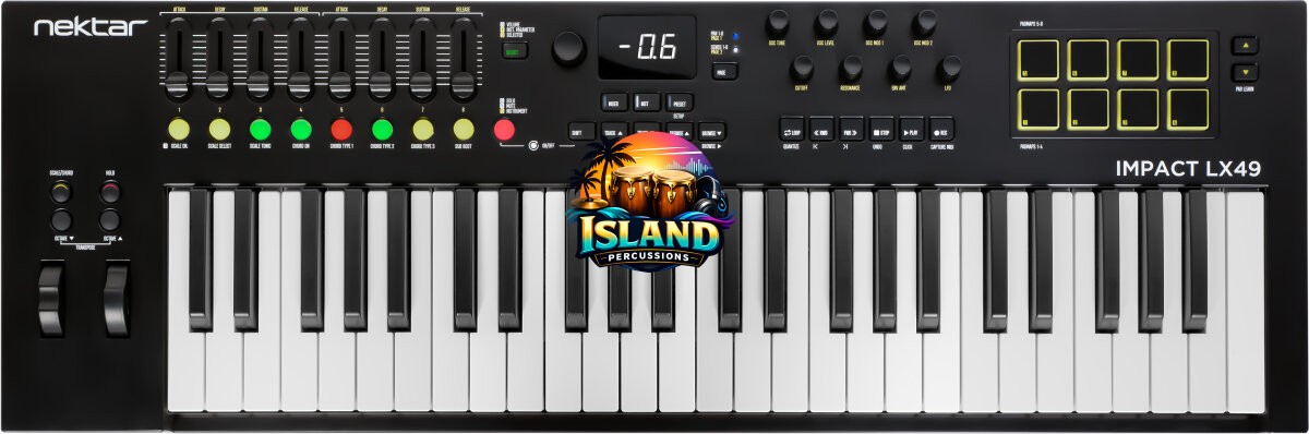 Nektar Impact LX49 MK3 USB MIDI Keyboard, 49-Key