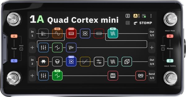 Neural DSP Quad Cortex Mini Multi-Effects Modeler/Profiler Pedal
