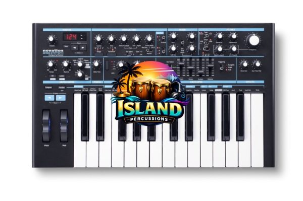Novation Bass Station II Analog Synthesizer Keyboard, 25-Key