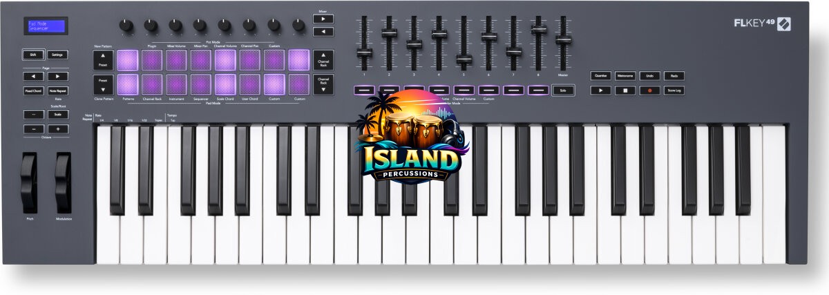 Novation FLkey 49 USB MIDI Keyboard Controller for FL Studio, 49-Key