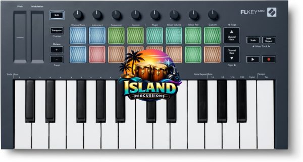 Novation FLkey Mini USB MIDI Keyboard Controller for FL Studio, 25-Key