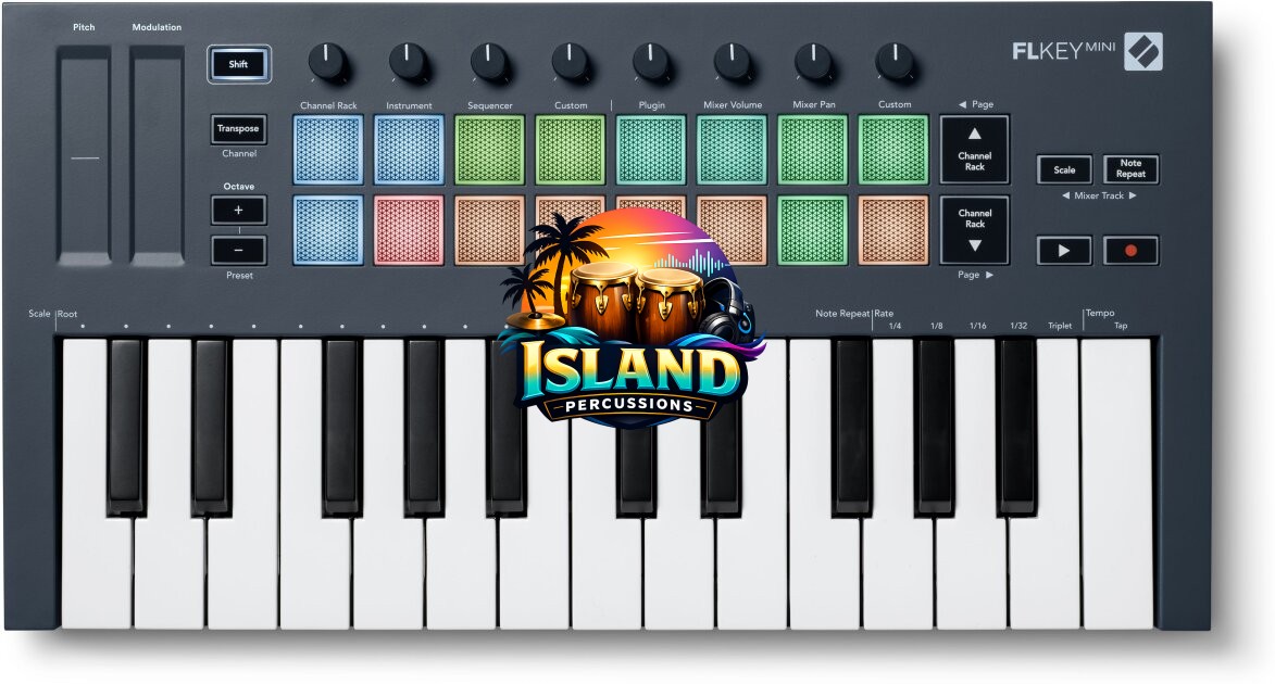 Novation FLkey Mini USB MIDI Keyboard Controller for FL Studio, 25-Key