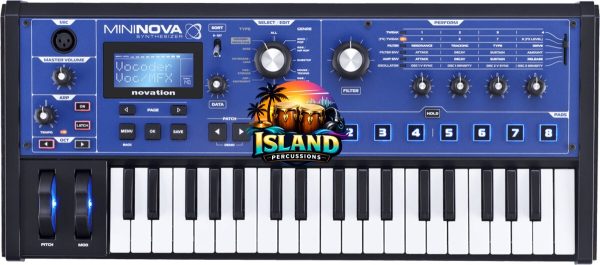 Novation MiniNova Compact Keyboard Synthesizer, 37-Key