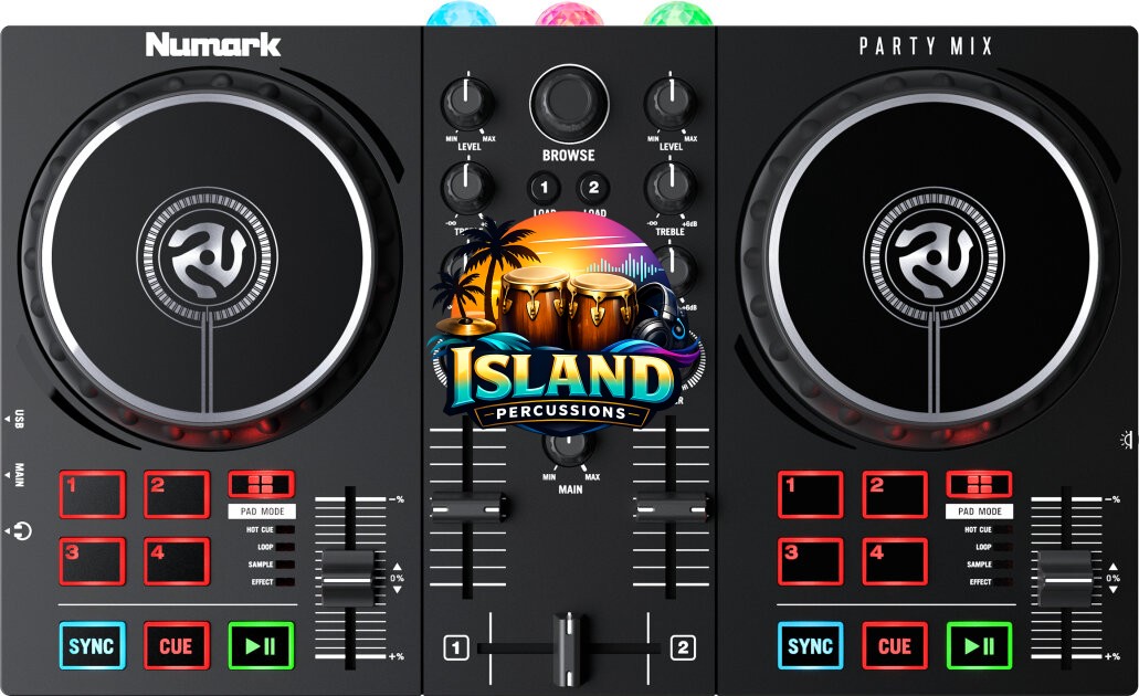 Numark Party Mix II DJ Controller with Light Show
