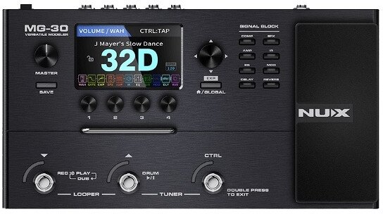 NUX MG-30 Versatile Amp Modeler and Multi-Effects Pedal
