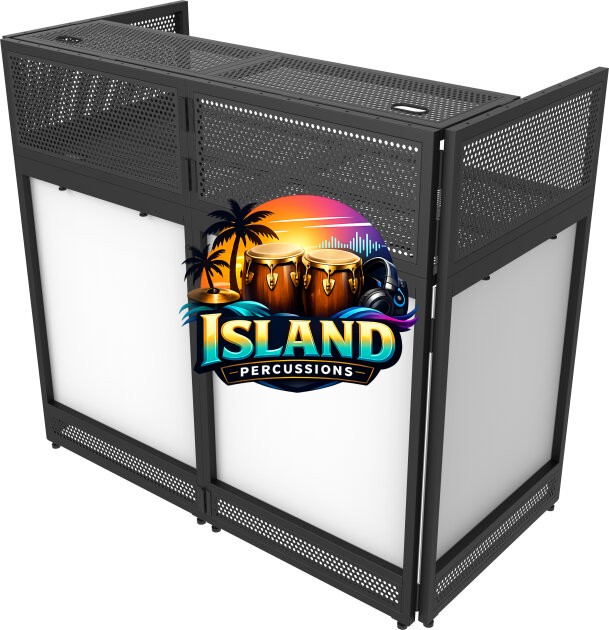 Odyssey DJBOOTH50 DJ and Live Sound Booth With Removable Top