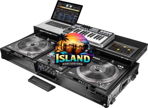 Odyssey FZGSPRA1272WBL Remixer Glide Style DJ Coffin Case for Rane 72 and 12