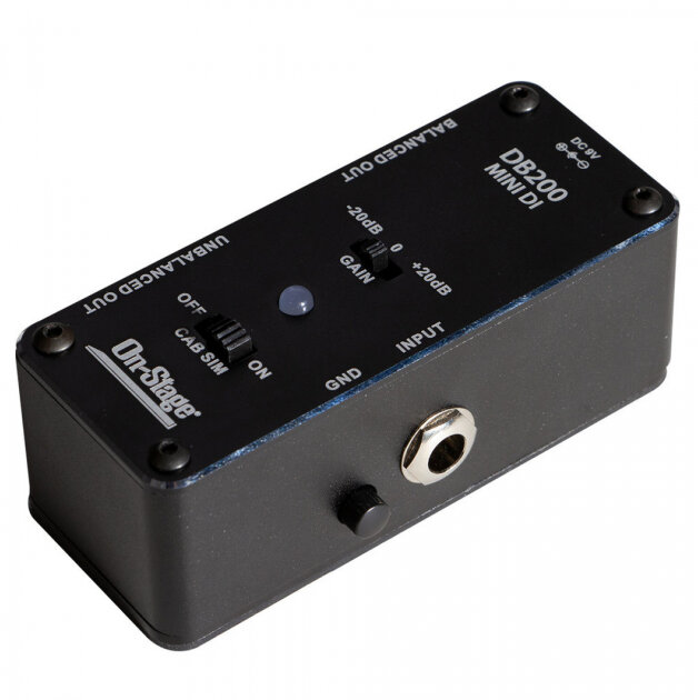 On-Stage DB200 Mini DI Direct Injection Box