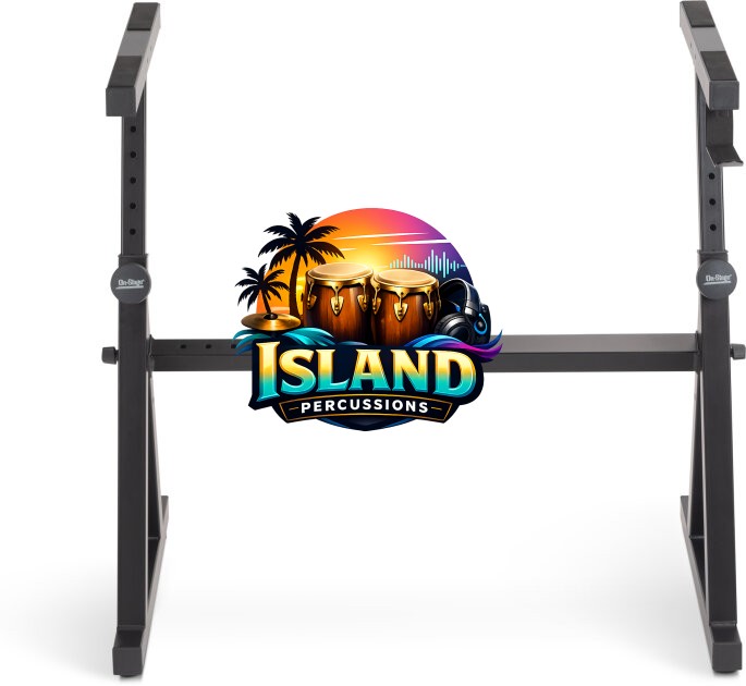 On-Stage KS1355 Single-Tier Z-Style Keyboard Stand