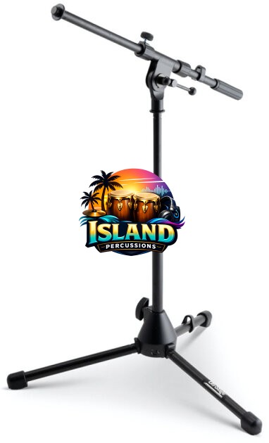 On-Stage MS7411B Short Tripod Boom Microphone Stand