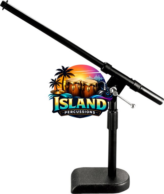 On-Stage MS7920B U Base Amplifier/Kick Drum Boom Microphone Stand