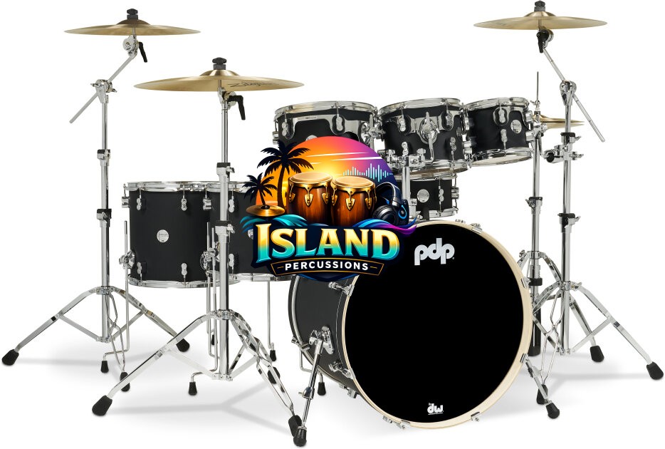 Pacific Drums Concept Maple Drum Shell Kit, 7-Piece