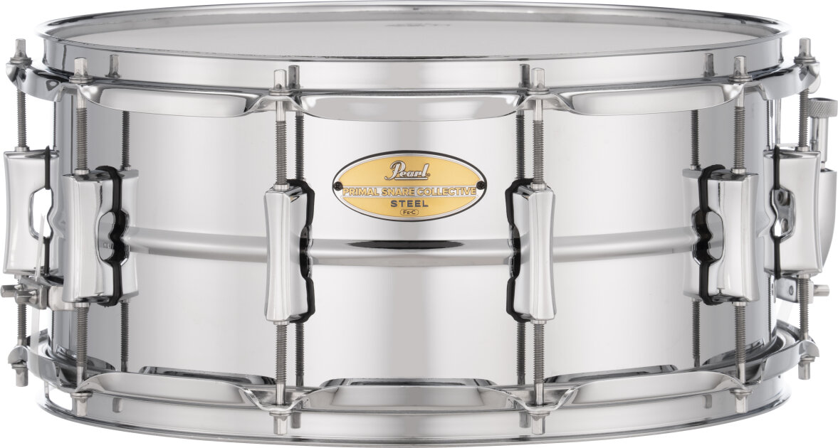 Pearl Primal Snare Collective Steel Snare Drum