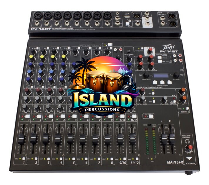 Peavey PV-14BT Stereo Bluetooth Mixer, 14-Channel