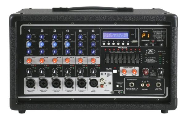 Peavey PVi 6500 Powered Mixer with Bluetooth