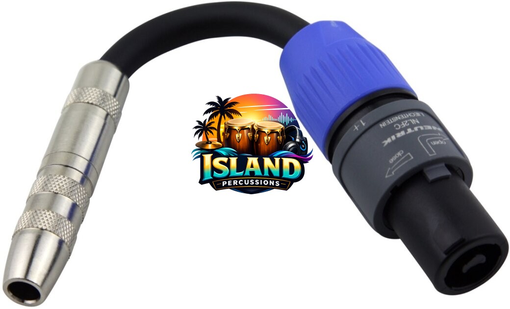 Pig Hog 1/4" (Female) to Speakon (Male) Adapter Cable